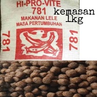 781 pelet no 3 pakan ikan lele nila repack 1kg