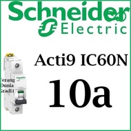 MCB Schneider 10Amper Ic60 Mcb Acti9 10 Ampere Mcb Ic60 Schneider Acti9 10A A9F741010 MCB Ic60N Schn