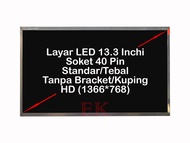 Layar LCD LED Laptop Toshiba Portege T130 T135 T230 Series LKUN133T0HD0040