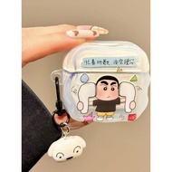 airpods case airpods pro 3 case Funny Cartoon Crayon Shin-Chan AirPods Pro3 Protective Case AirPods4