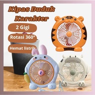 Character Desk Fan Mini Fan Desk Energy Saving Multifunctional Character Desk Fan Cute Character Ele