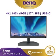 [New] BenQ SW272U | USB Type-C Photographer Monitor (27" 4K Adobe RGB/90W)