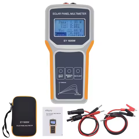 EY1600W/EY800W/EL400B Solar Panel Tester Photovoltaic Panel Multimeter Auto/Manual MPPT Detection Vo