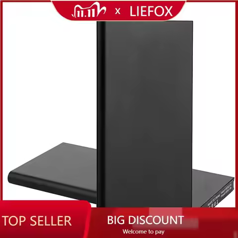 HOT SALE20000mAh Portable Power Bank Ultra Thin Double USB Fast Charger Flashlight Powerbank For IPh