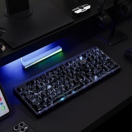 [520Gift]Zoch ZH980Black Transparent Spider Web Bluetooth Mechanical Keyboard Gaming Office Silent