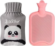 Drizzle Pink Hot Water Bottle Opaque Premium 2L Classic Rubber Bottle Great for Pain Relief (Cute Pa