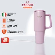 Cuoco 316 Stainless Steel Frozen Mug Max with Handle and Straw 1200ml