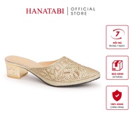 Sabo Women's Hanatabi with Diamonds 5cm High Heel Code HNSB3F791