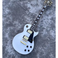GIBSON Les Paul WHITE Custom Electric Guitar