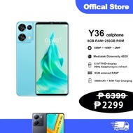 Y36 Smartphone New Original Cellphone 2026 Android Mobile Phone 8GB+512GB 5G Gaming Phone COD