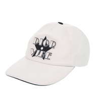 近全新 Christian Dior D淨化草本 Player DIOR VIBE 24VIB922E132 棒球帽，白色棉質，尺寸 0844 [二手] Christian Dior 克里斯汀·迪奧