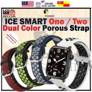 ICE Watch ICE Smart One ICE Smart Two Strap Dual Color Porous Strap 22mm,Tali Jam ICE Watch ICE Smar