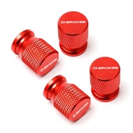 Car Wheel Tire Valve Caps Tyre Stem Covers Airdust Waterproof For JEEP Cherokee JL CJ JK TJ XJ Auto 