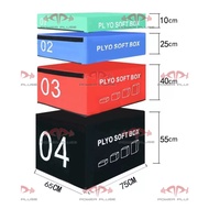 4 in 1 Soft Plyo Box Foam Jump Box Plyometric Training CrossFit Jump Box Gym Fitness