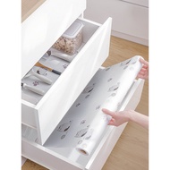 S/🌹Japanese Drawer Liner Cabinet Waterproof Moisture-Proof Mat Kitchen Cabinet Wardrobe Shoe Cabinet Mildew-Proof Counte