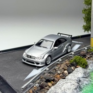 Fine Model FM 1/64 Mercedes-Benz CLK DTM AMG Silver Simulation Sports Car Alloy Car Model