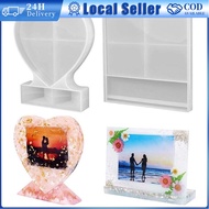 Silicone Photo Frame Mold DIY Decorative Crystal Epoxy Resin Mold Love Heart Photo Frame Epoxy Mold 