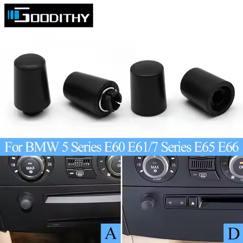 Car Dashboard Audio Radio CD Player Volume Rotary Switch Button Knob For BMW 5 6 7 Series E60 E61 E6