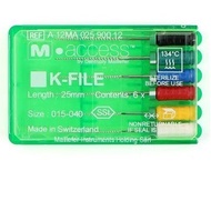 6Pcs/Box Dentsply Root Canal K-File21mm 25mm 28mm 31mm