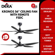 DEKA KRONOS F5DC 56" DC MOTOR 5 BLADE CEILING FAN - DEKA MALAYSIA WARRANTY
