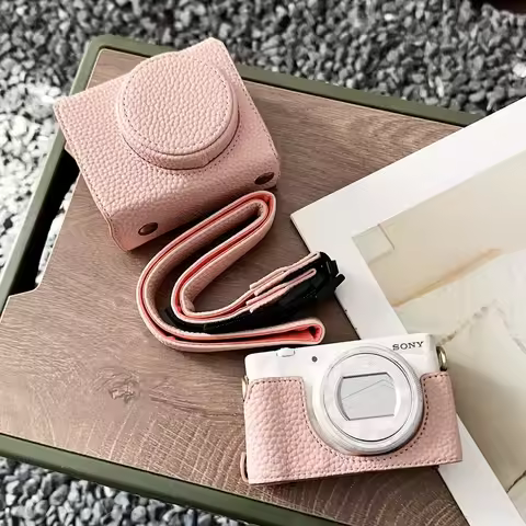 ZV1F ZV1M2 Camera Bag PU Leather Body Case For Sony ZV-1F ZV-1M2 Digital Full Protect Cover Battery 