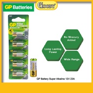 GP Battery Super Alkaline 12V 23A Suitable for Remote Controls, Car Key, Doorbells, Autogate