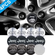 4ชิ้น/เซ็ต56มม.ศูนย์ล้อรถโลโก้สติกเกอร์สำหรับ Jeep เข็มทิศโคบาล Grand Cherokee Patriot Liberty Reneg