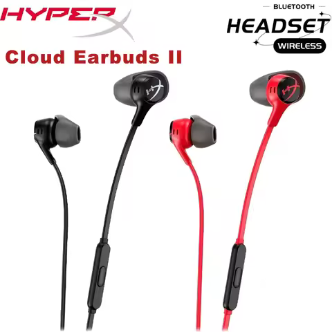 HyperX Cloud Earbuds II 2 Gaming Earphone With Mic Immersive Wired In-game Audio In-Ear Headphone Fo