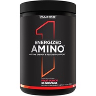 Rule 1 Energized Amino – Anytime Energy and Recovery Support with BCAAs, Glutamine, Citrulline, Beta