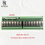 JCB-OI-16-11 JCB-FS/PA1A-16 50pin 16 Channel Relay Module IO Communication Board 1NO 1NC New