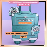 Squishy Paper Doll House Cinnamoroll Paper Doll Luggage House Paper Doll House Book DIY Educational 