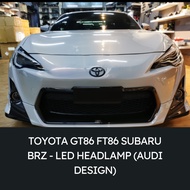 Toyota Gt86 / Ft86 / Subaru Brz - LED Headlamp (Audi Design)