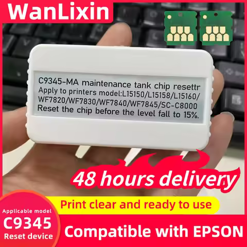 C9345 Maintenance TanK Chip Resetter For Epson L8050 L8168 L8188 L8160 L8180 L5150 L5160 EC-C7000 ST