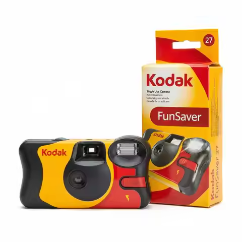 Kodak FunSaver Disposable Camera Daylight 39 Exp No Flash Single Use 35mm ISO 800 Color Film Camera 
