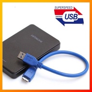 30CM/60CM/1.5M Super Speed USB 3.0 External Harddisk Cable AM to Micro B