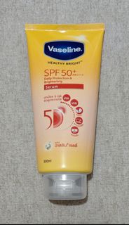 ⭐@300ml⭐Vaseline Healthy Bright SPF 50+ PA++++ Daily Protection & Brightening Serum / Sun Protection