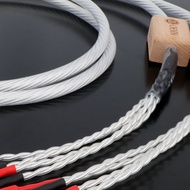 Uenjoyment Hi End Nordost Odin Hifi Speaker Cable Biwire Speaker Cable Spade Banana Terminal Silver 