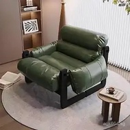 Casual Sofa Chair Single Lazy Sofa Home Designer Single Retro Light Luxury Jersey Island Living Room