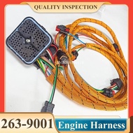 2639001 263-9001 Excavator Engine Wiring Harness For C15 C18 Engine Wire Harness