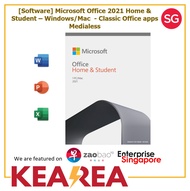[Software] Microsoft Office 2021 MEDIALESS Home &amp; Student – Windows/Mac - Classic Office apps (Word PowerPoint Excel)