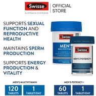 Swisse Men's Charisma Duo Pack (Men's Multivitamin 120 Tablets & Men's Potency+ 60 Tablets)