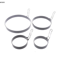 ooo 9/10/15/20cm Pancake Ring Mold Metal Fried Egg Shaper Non Stick Egg Cooking Ring uuu