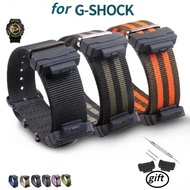 Watch Accessories Connector Nylon Nato Strap for G-SHOCK GA100 GA400 DW5600 M5610 DW6900 BABY-G BA110 120 Resin Strap Watch Band