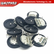 10pcs/lot Double Gear tuning potentiometer B102 B103 B203 B503 B1K B10K B20K B50K 3Pin 5Pin 16*2mm D