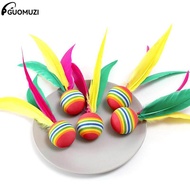 1/5Pcs Outdoor Badminton Ball Set Children Rubber Shuttlecock Feather Shuttlecock For Beach Kids Chi