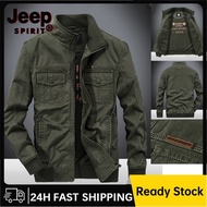 JEEP SPIRIT  Autumn Winter Jacket For Men 100% Cotton Jacket