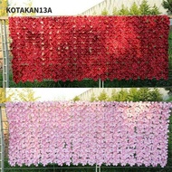 KOTAKAN13A 0.5x1M Artificial Fence 0.5x1M Flowers Fence Privacy Protect Wall Decor Hydrangea Row