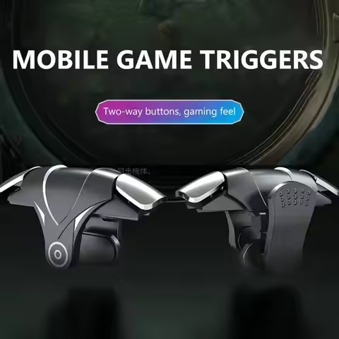 Enhance Your PUBG Experience with 4 Finger Mobile Gaming Trigger Joystick for iOS and Android Phones
