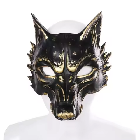 3d Werewolf Mask Cosplays Party Mask Half Face Mask Scary Animal Mask Masquerades Halloween Costume 