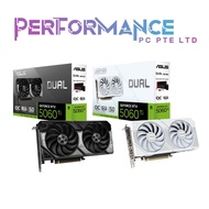 ASUS Dual GeForce RTX™ 5060 Ti 16GB GDDR7 OC Edition BLACK/ WHITE (3 YEARS WARRANTY BY BAN LEONG TEC